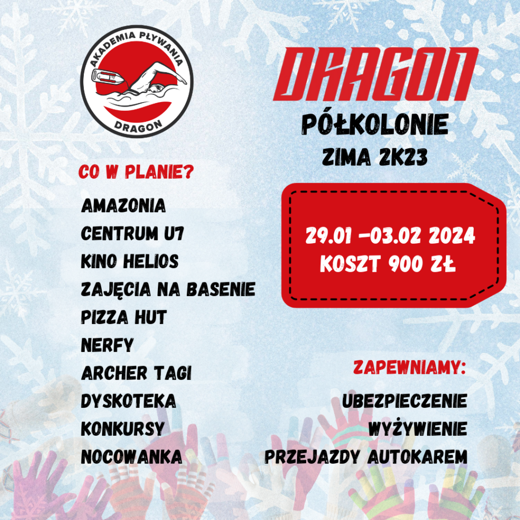 Obozy z Dragonem -półkolonie zima 2k23